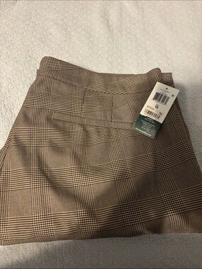 Lauren Ralph Lauren Brown Plaid Trousers